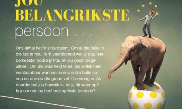 Jou belangrikste persoon…