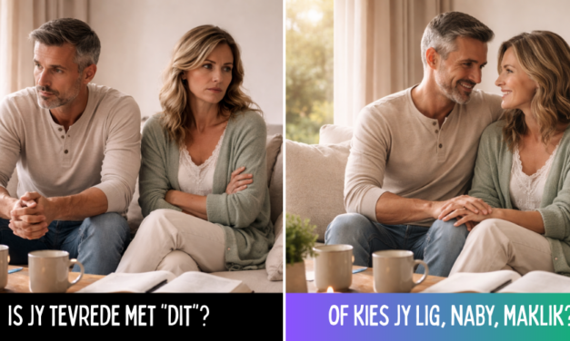 Wat KIES jy vir jou huwelik?